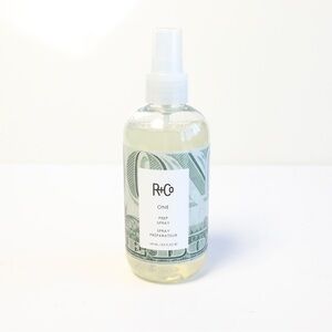 R+Co One Prep Spray Hair primer base coat revitalized leave-in styling